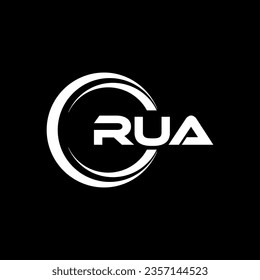 RUA Logo Design, Inspiration for a Unique Identity. Modern Elegance and Creative Design. Watermark Your Success with the Striking this Logo.
