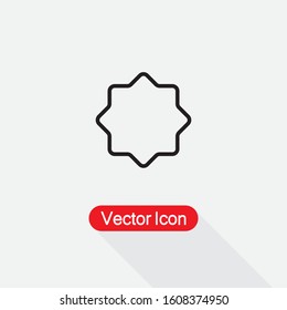 Rub el hizb Icon Vector Illustration Eps10