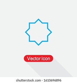 Rub el hizb Icon Vector Illustration Eps10