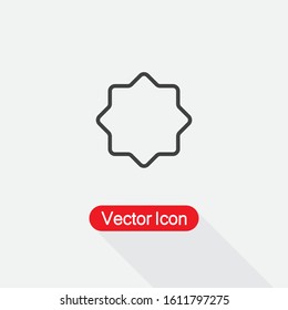 Rub el hizb Icon Vector Illustration Eps10