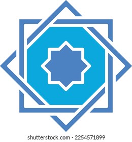 Rub el Hizb vector icon. Can be used for printing, mobile and web applications.