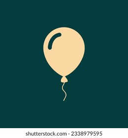 rubber air balloon vector image
