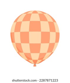 Ballongrafik aus Kautschuk mit einfachem Muster