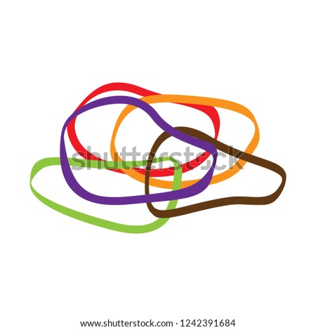 Rubber band icon