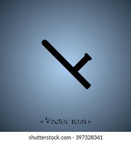 Rubber baton icon.