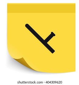 Rubber baton icon.