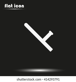 Rubber baton icon.
