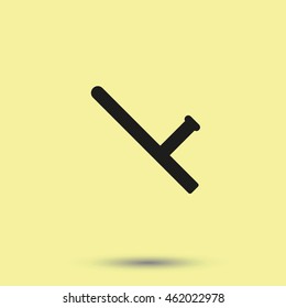 Rubber baton icon.