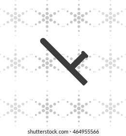 Rubber baton icon.