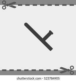 Rubber baton icon.