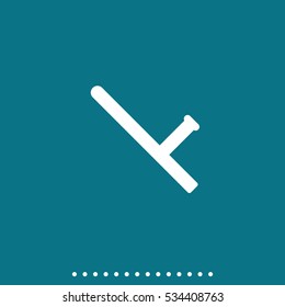 Rubber baton icon.