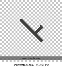 Rubber baton icon.