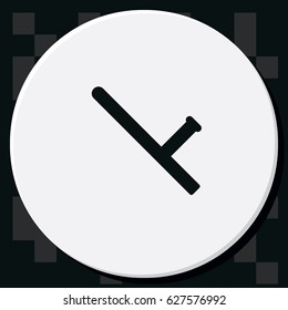 Rubber baton icon.