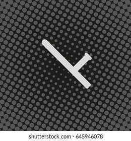 Rubber baton icon.