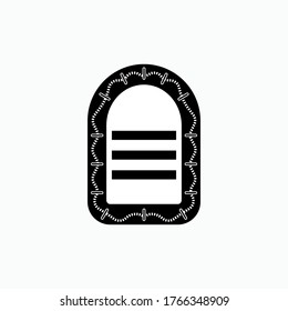 Rubber Boat Icon. Water Transportation Symbol - Vector.