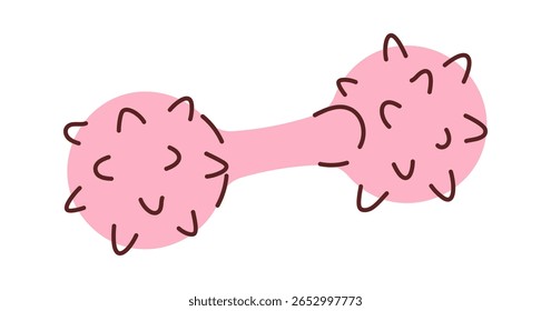 Rubber bone toy pet accessory