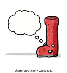 rubber boot cartoon