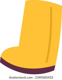 Rubber Boot Footwear Vector Illustration