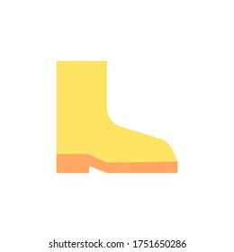 Rubber boot, shoes icon. Simple color vector elements of agriculture icons for ui and ux, website or mobile application