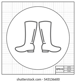 Rubber boots