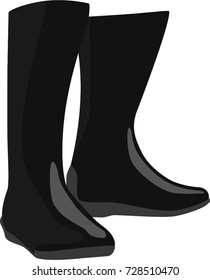 Rubber boots