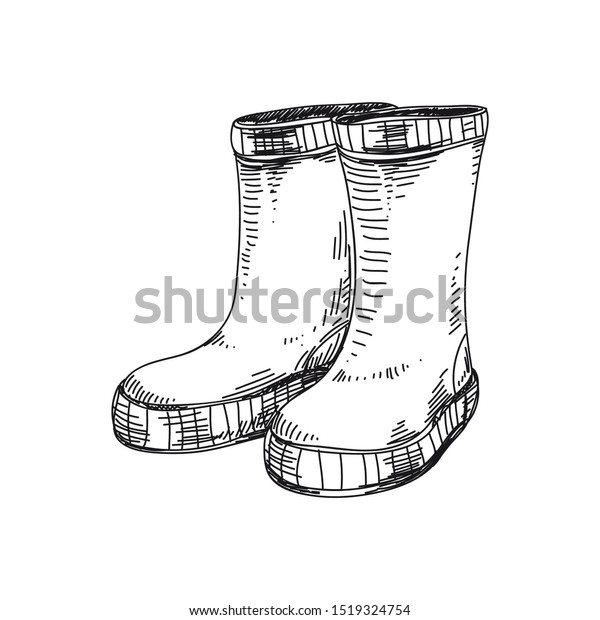 white galoshes