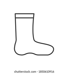ilustración vectorial de botas de goma