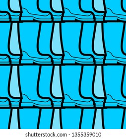 Rubber boots pattern seamless. riding boot background.