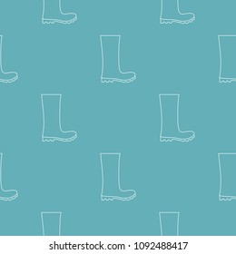 Rubber boots pattern vector seamless repeating for any web design