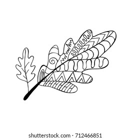 Rubber boots in zentangle style. Pattern for adult coloring book.