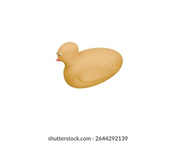  ícone pato de borracha ícone 3d ilustração renderizar