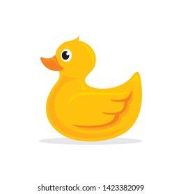 Rubber duck logo vector illustration