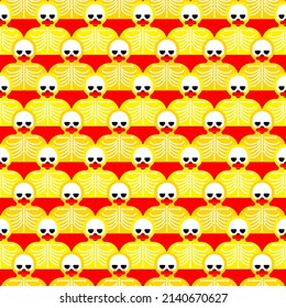 Rubber duck pattern seamless. Children's toy background. Baby fabric ornament