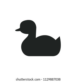 rubber duck vector icon