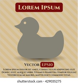 Rubber-Duck-Vektorsymbol