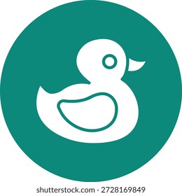 Gummiente Vektor Symbol Design Illustration