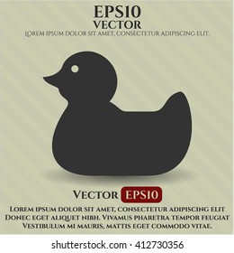 Rubber Duck vector symbol