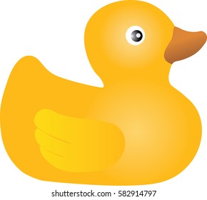 Rubber Duck Yellow Stock Vector (Royalty Free) 582914797 | Shutterstock