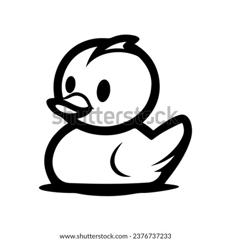 Rubber ducks or ducky bath toy icon. Vector illustration