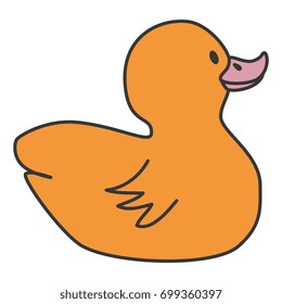 rubber ducks isolated icon