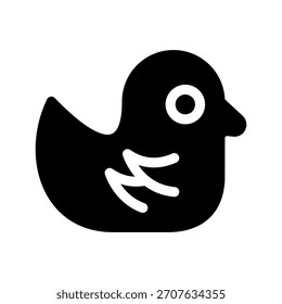 Rubber Ducky Icon Vector Symbol Design Illustration