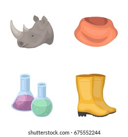 rubber, Education and other web icon in cartoon style. clothing, footwear icons in set collection.