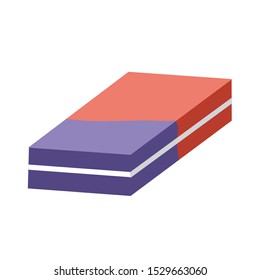 Rubber eraser ink - vector