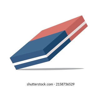 rubber eraser ink vector illustration