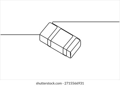 Borracha borracha um conceito de desenho de arte de linha contínua, design de ilustração minimalista de arte vetorial
