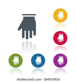 Rubber glove icon