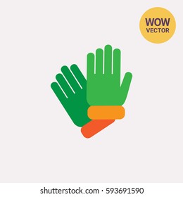 Rubber gloves icon