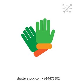 Rubber gloves icon