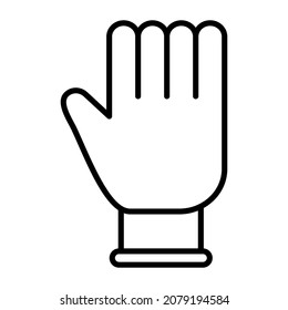 Imagen vectorial del icono Guantes de goma. También se puede usar para aplicaciones web, aplicaciones móviles y medios impresos.