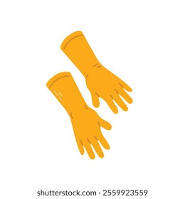 Rubber gloves icon vector isolated on white background Rubber gloves logo concept